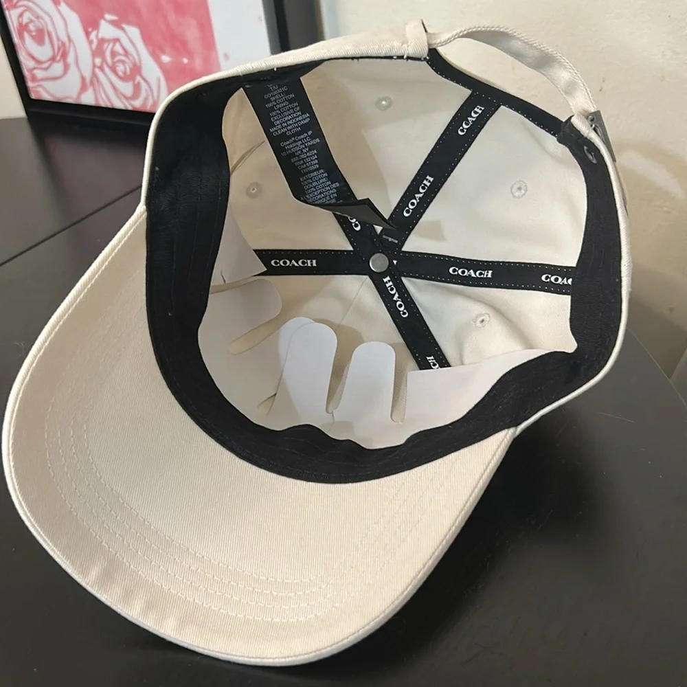 Coach Embroidered Baseball Hat Color Chalk - Picture 4 of 5